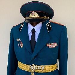 Vintage 1970-80s, Soviet army tank officer's parade ceremonial military uniform