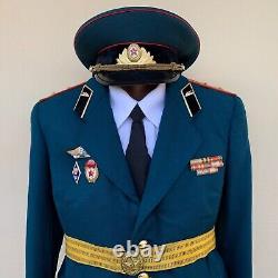 Vintage 1970-80s, Soviet army tank officer's parade ceremonial military uniform