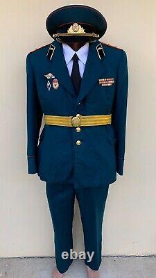 Vintage 1970-80s, Soviet army tank officer's parade ceremonial military uniform