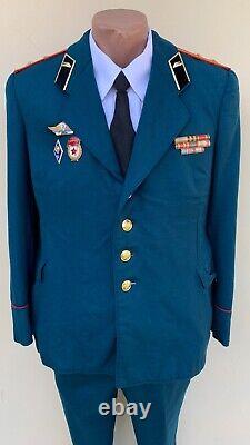 Vintage 1970-80s, Soviet army tank officer's parade ceremonial military uniform