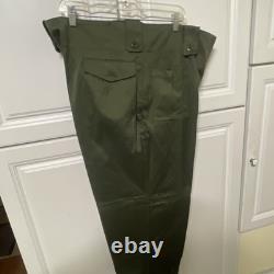 Vintage 1973 Army Trouser Belgian Military Belgium Combat Cargo Pants 40x32