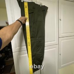 Vintage 1973 Army Trouser Belgian Military Belgium Combat Cargo Pants 40x32
