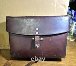 Vintage 1974 Swiss Army Genuine Leather Messenger/Map Bag M. Lanz (Thun)