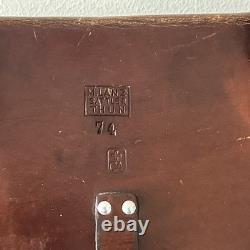 Vintage 1974 Swiss Army Genuine Leather Messenger/Map Bag M. Lanz (Thun)