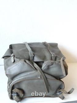 Vintage 1974 Swiss Army Military Rubberized Waterproof Rucksack X-Large Backpack