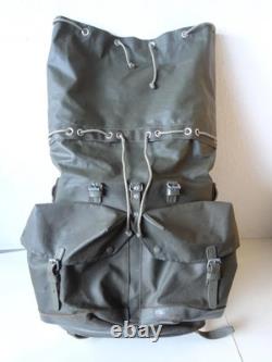 Vintage 1974 Swiss Army Military Rubberized Waterproof Rucksack X-Large Backpack