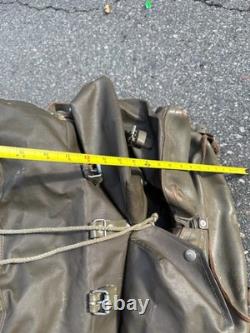 Vintage 1974 Swiss Army Military Rubberized Waterproof Rucksack X-Large Backpack
