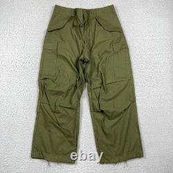 Vintage 1976 US Army M65 Field Cargo Pants OG 107 Winfield Trousers Small Short