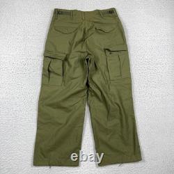 Vintage 1976 US Army M65 Field Cargo Pants OG 107 Winfield Trousers Small Short