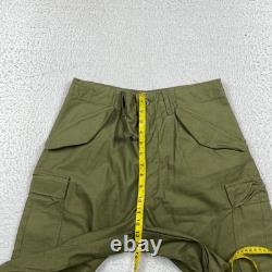 Vintage 1976 US Army M65 Field Cargo Pants OG 107 Winfield Trousers Small Short