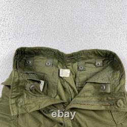 Vintage 1976 US Army M65 Field Cargo Pants OG 107 Winfield Trousers Small Short