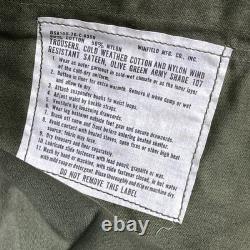 Vintage 1976 US Army M65 Field Cargo Pants OG 107 Winfield Trousers Small Short