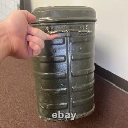 Vintage 1982 US Military Army Mermite Insulated Food Storage Cooler Container
