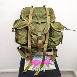 Vintage 1984 US Army ALICE Combat Field Pack with Frame Military Issue LC-2 Medium