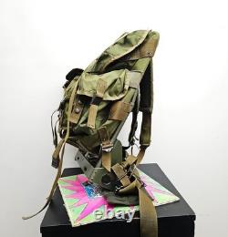 Vintage 1984 US Army ALICE Combat Field Pack with Frame Military Issue LC-2 Medium