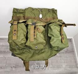 Vintage 1984 US Army ALICE Combat Field Pack with Frame Military Issue LC-2 Medium