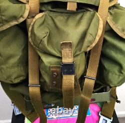 Vintage 1984 US Army ALICE Combat Field Pack with Frame Military Issue LC-2 Medium
