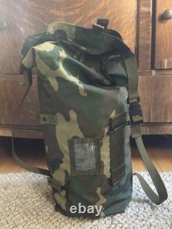 Vintage 1994 US Military Army NBC Chemical Suit Sealed And Backpack Camo Iraq