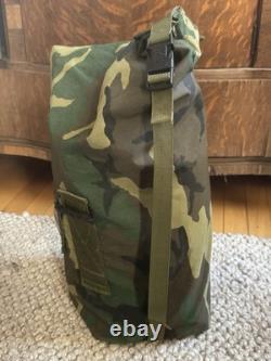 Vintage 1994 US Military Army NBC Chemical Suit Sealed And Backpack Camo Iraq