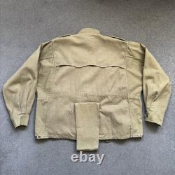 Vintage 50s Belgian Military Denison Style Smock Army Jacket 1956 ABL RAKA Khaki