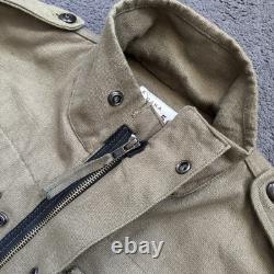 Vintage 50s Belgian Military Denison Style Smock Army Jacket 1956 ABL RAKA Khaki