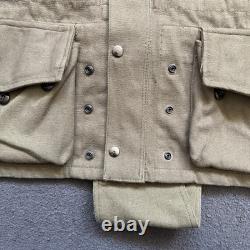 Vintage 50s Belgian Military Denison Style Smock Army Jacket 1956 ABL RAKA Khaki