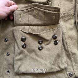 Vintage 50s Belgian Military Denison Style Smock Army Jacket 1956 ABL RAKA Khaki
