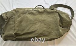 Vintage 50s Korean War Military Army Air Force Duffle Bag