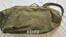 Vintage 50s Korean War Military Army Air Force Duffle Bag