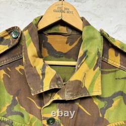 Vintage 60s 70s British Army DPM 1960 Pattern Smock Combat Jacket Slant Pockets