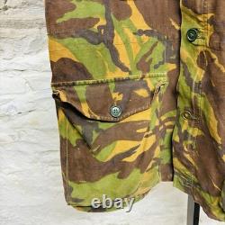 Vintage 60s 70s British Army DPM 1960 Pattern Smock Combat Jacket Slant Pockets