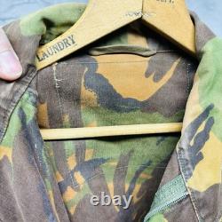 Vintage 60s 70s British Army DPM 1960 Pattern Smock Combat Jacket Slant Pockets