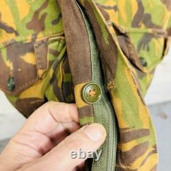 Vintage 60s 70s British Army DPM 1960 Pattern Smock Combat Jacket Slant Pockets