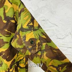 Vintage 60s 70s British Army DPM 1960 Pattern Smock Combat Jacket Slant Pockets