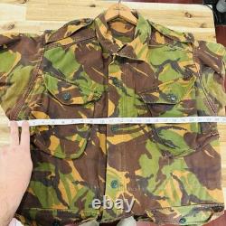 Vintage 60s 70s British Army DPM 1960 Pattern Smock Combat Jacket Slant Pockets