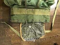 Vintage 70's Vietnam War Era Field Pack Backpack Rucksack Bag US Military