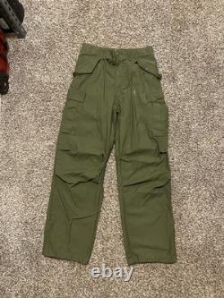 Vintage 70s US Military Army Cold Weather Field Cargo Pants LONG SMALL M65