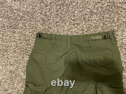 Vintage 70s US Military Army Cold Weather Field Cargo Pants LONG SMALL M65