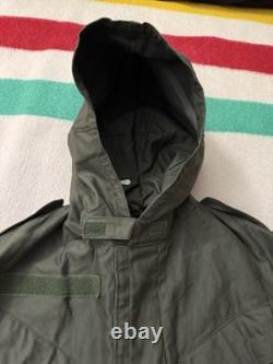 Vintage 90s 1991 Belgium Belgian Army Military M64 Field Coat Parka Cutter Tag