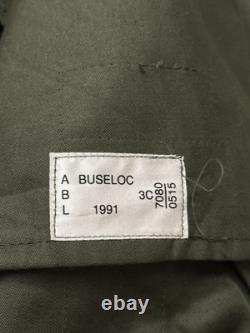 Vintage 90s 1991 Belgium Belgian Army Military M64 Field Coat Parka Cutter Tag