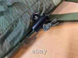 Vintage 90s US Army USGI Woodland Camo Nylon Combat Training Field Buttpack NOS