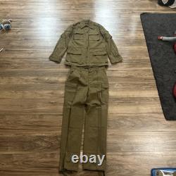 Vintage AFGANKA Soviet Army USSR Uniform Jacket Military Button Fly Pants EUC