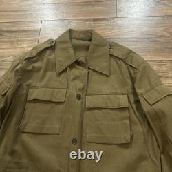 Vintage AFGANKA Soviet Army USSR Uniform Jacket Military Button Fly Pants EUC