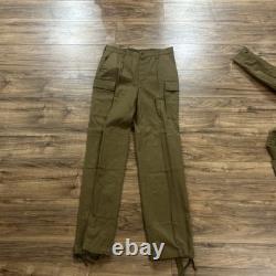 Vintage AFGANKA Soviet Army USSR Uniform Jacket Military Button Fly Pants EUC