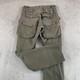 Vintage Avirex Military Paratrooper Cargo Pants Women Small Army Green Surplus