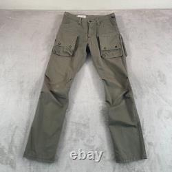 Vintage AVIREX Military Paratrooper Cargo Pants Women Small Army Green Surplus