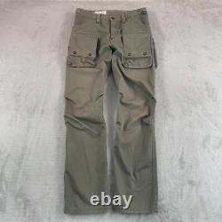 Vintage AVIREX Military Paratrooper Cargo Pants Women Small Army Green Surplus