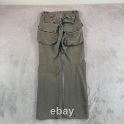 Vintage AVIREX Military Paratrooper Cargo Pants Women Small Army Green Surplus
