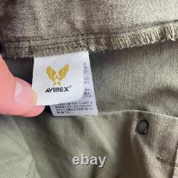 Vintage AVIREX Military Paratrooper Cargo Pants Women Small Army Green Surplus