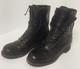 Vintage Addison Shoe Leather Military Surplus Army Combat Boots Size 8d 1983